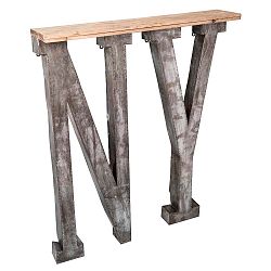 Dřevěná dekorace Antic Line Console NY