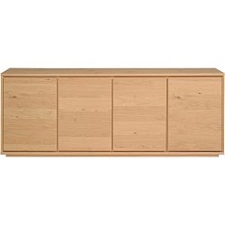 Dřevěná komoda se 4 dvířky Artemob Stockholm