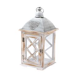 Dřevěná lucerna Dakls Easter Deco, výška 43 cm