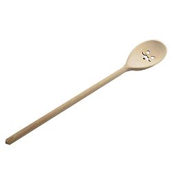 Dřevěná oválná vařečka Orion Mustache, délka 35 cm