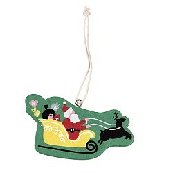 Dřevěná ozdoba na stromeček Rex London Sleigh