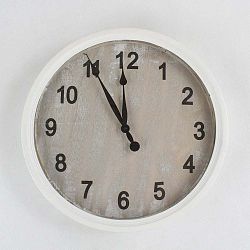Dřevěné nástěnné hodiny Dakls, ø 50,5 cm