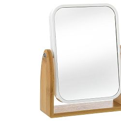 Dvojité zrcátko s bambusovým rámem Unimasa