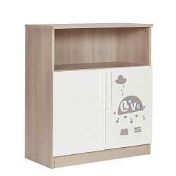 Dvoudveřová komoda Faktum Poppi Obláčky