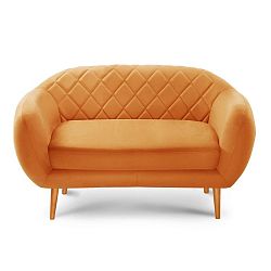 Dvoumístná pohovka Diva Criss Cross Orange
