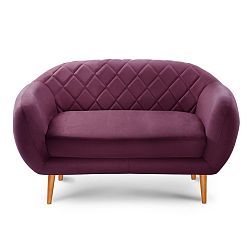 Dvoumístná pohovka Diva Criss Cross Purple