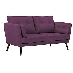 Fialová 2místná pohovka Mazzini Sofas Elena