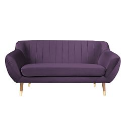 Fialová dvoumístná pohovka Mazzini Sofas Benito