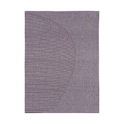 Fialová kuchyňská utěrka Zone Circles, 70 x 50 cm
