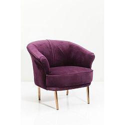 Fialové křeslo Kare Deisgn Purple Rain