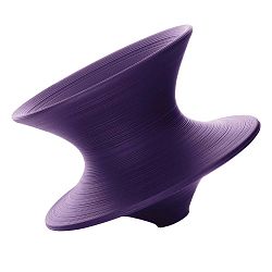 Fialové křeslo Magis Spun, ø 91 cm