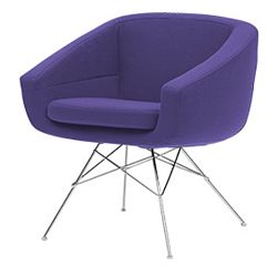 Fialové křeslo Softline Aiko Vision Lilac