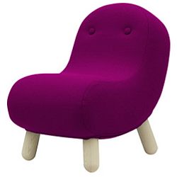 Fialové křeslo Softline Bob Felt Violet