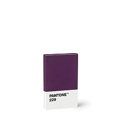 Fialové pouzdro na vizitky Pantone