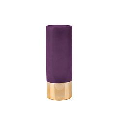 Fialovo-zlatá váza PT LIVING Glamour, výška 25 cm