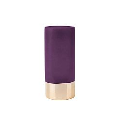 Fialovo-zlatá váza PT LIVING, výška 18,5 cm