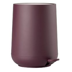 Fialový koupelnový pedálový koš Zone Nova One, 5 l