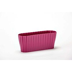 Fialový květináč Plastia Flowerbox, délka 38 cm