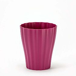 Fialový květináč Plastia Ola, ø16,5 cm