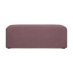 Fialový puf Vivonita Grace Linen, 122 x 46 cm