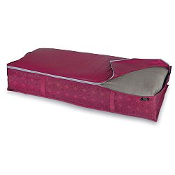 Fialový úložný box na peřiny Domopak Ella, vel. XL
