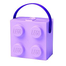 Fialový úložný box s rukojetí LEGO®