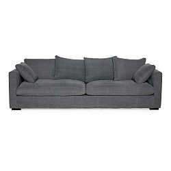Grafitově šedá trojmístná pohovka Scandic Comfy