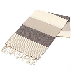 Hammam osuška American Fouta Brown, 100x180 cm
