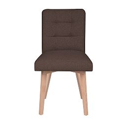 Hnědá jídelní židle Mazzini Sofas Tulip