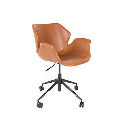 Hnědá kancelářská židle Zuiver Office Chair Nikki