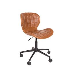 Hnědá kancelářská židle Zuiver Office Chair OMG