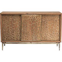 Hnědá komoda Kare Design Mesh Brass