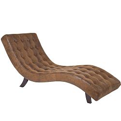 Hnědá lenoška Kare Design Snake