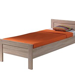 Hnědá postel Vipack Aline, 90 x 200 cm