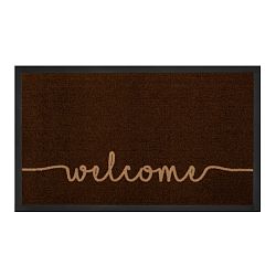 Hnědá rohožka Hanse Home Welcome, 45 x 75 cm