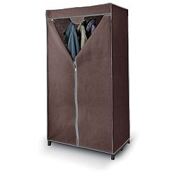 Hnědá šatní skříň Domopak Living Closet 