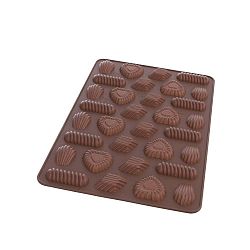 Hnědá silikonová forma Orion Candy, 31 x 21 cm