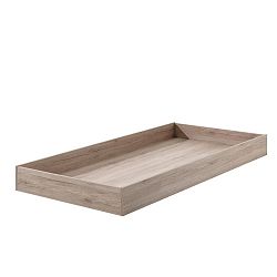 Hnědá zásuvka pod postel Vipack Emma