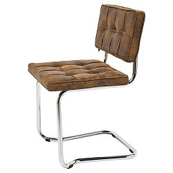 Hnědá židle Kare Design Vintage
