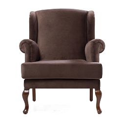 Hnědé křeslo Balcab Home Jade