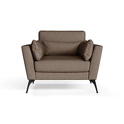 Hnědé křeslo Marie Claire SUSAN