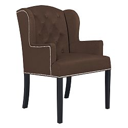 Hnědé křeslo Mazzini Sofas Apollo