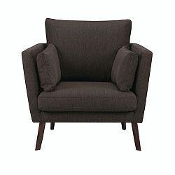 Hnědé křeslo Mazzini Sofas Elena
