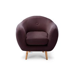 Hnědé křeslo Scandi by Stella Cadente Maison