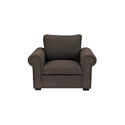 Hnědé křeslo The Classic Living Antoine
