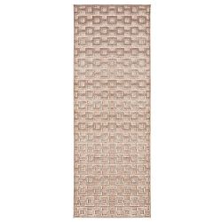 Hnědo-měděný běhoun Mint Rugs Shine, 80 x 250 cm