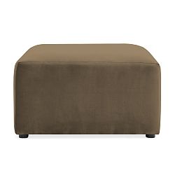 Hnědošedá podnožka Vivonita Velvet Cube