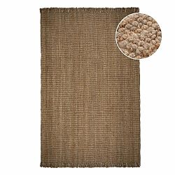 Hnědý jutový běhoun Flair Rugs Jute, 60 x 230 cm