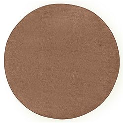 Hnědý koberec Hanse Home Fancy, ⌀ 133 cm