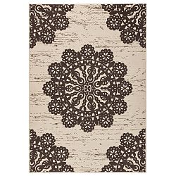 Hnědý koberec Hanse Home Gloria Lace, 80 x 150 cm